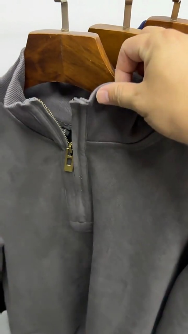 Velvet Sweatshirt Men Big and Tall Advantage Performance Mock Neck